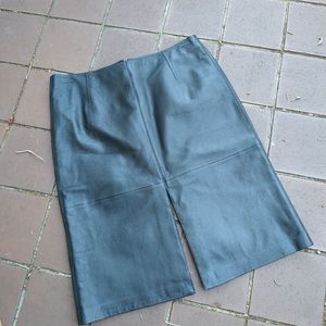 Cache lambs leather skirt